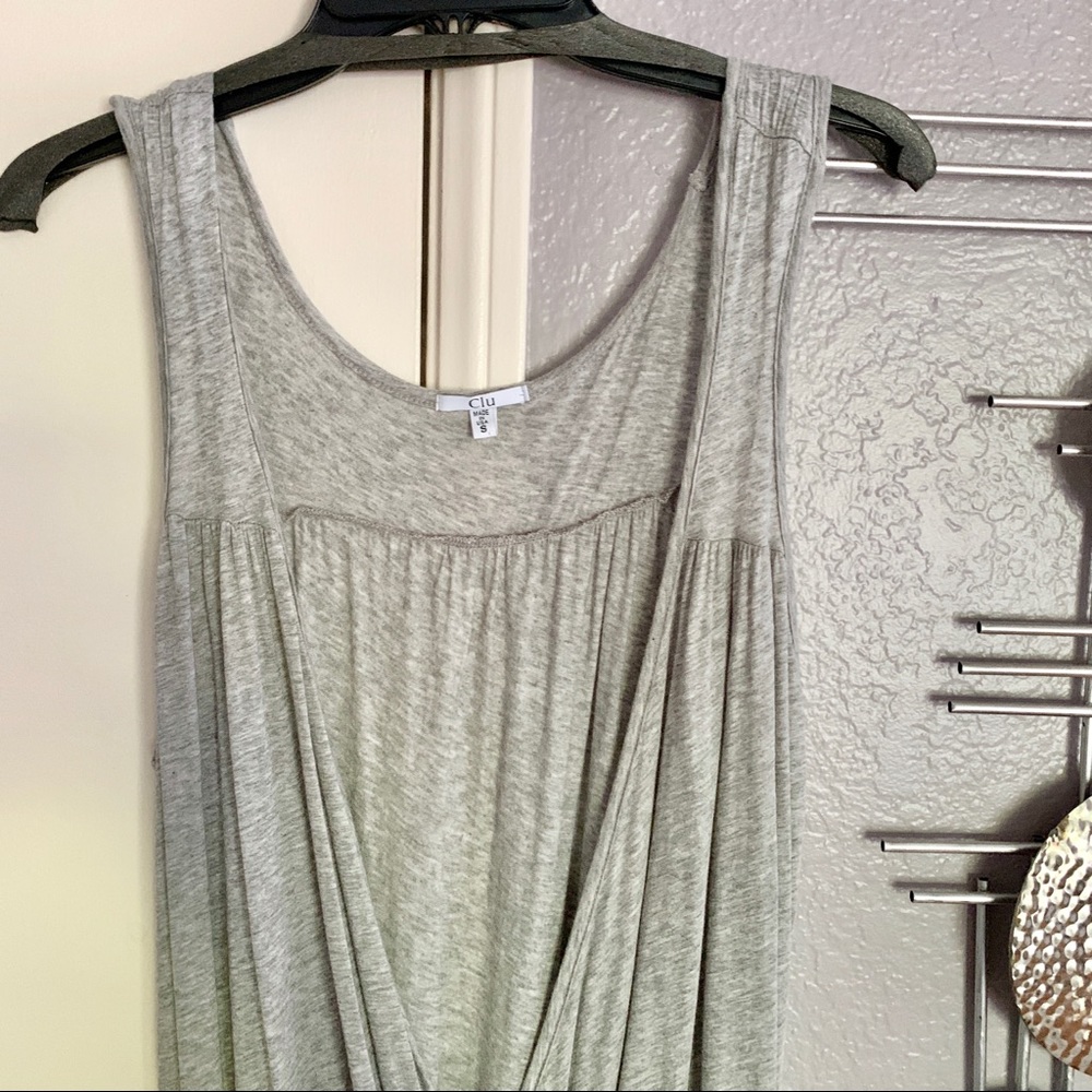 $248 CLU gray relaxed dress Size Small - Picture 2 of 3